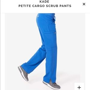 FIGS kade petite cargo pant in royal blue